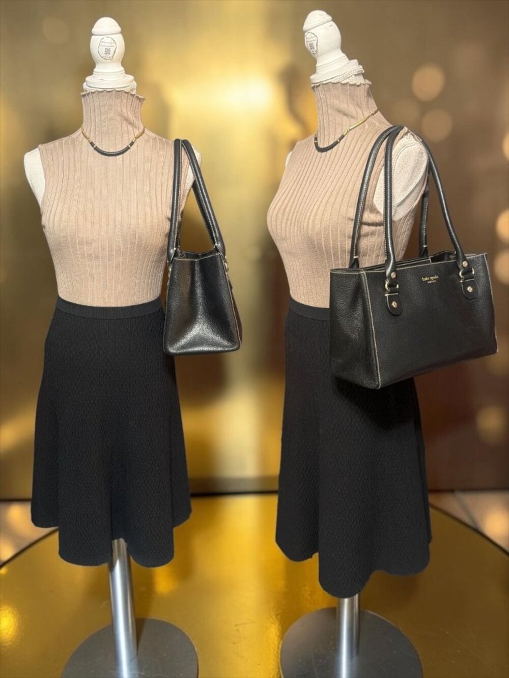 VTG Kate Spade Wellesly Quinn Tote Black Boarskin Textured Leather Shoulder Bag - Picture 2 of 9